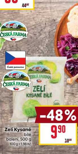 Zelí Kysané bílé balení, 500 g
