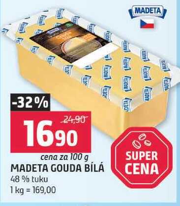 Madeta gouda bílá 100g