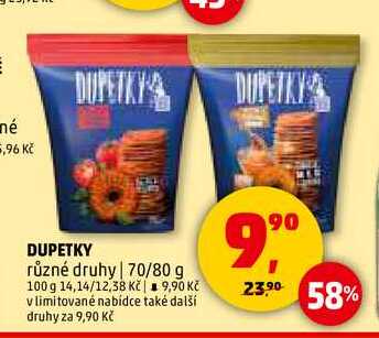 DUPETKY, 70/80 g