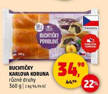 BUCHTIČKY KARLOVA KORUNA, 360 g