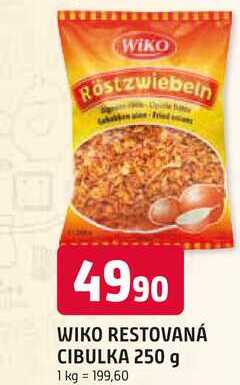WIKO RESTOVANÁ CIBULKA 250 g 