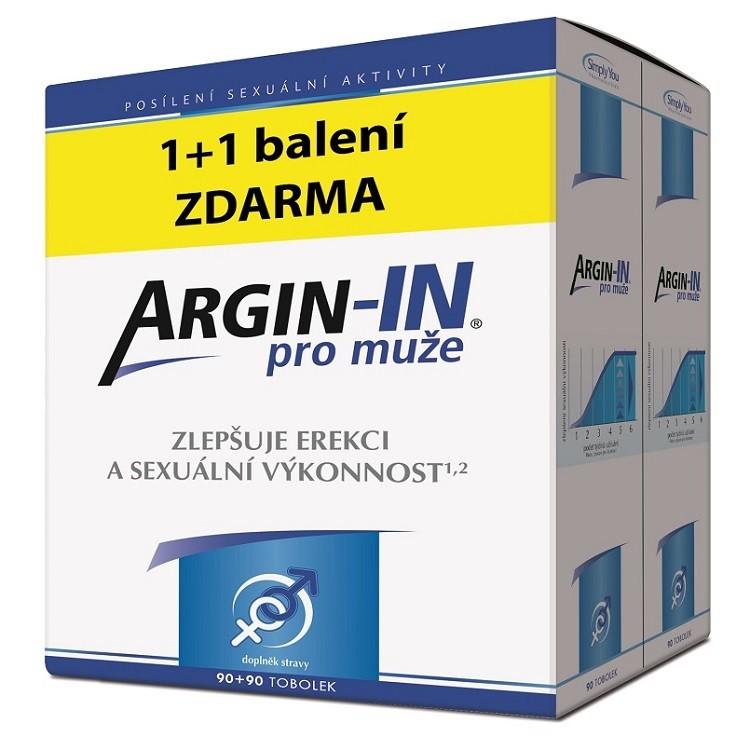 Argin-in pro muže 90 tobolek + Argin-in 90 tobolek zdarma