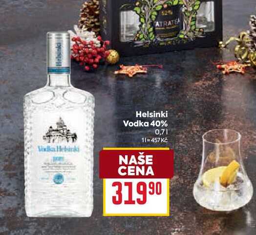 Helsinki Vodka 40% 0,7l