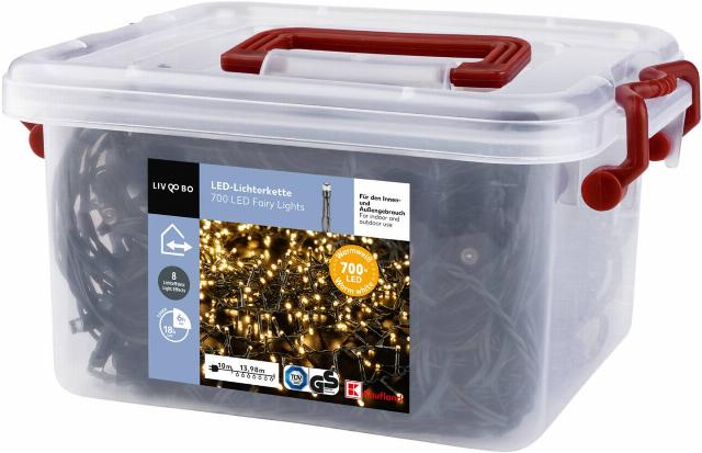 Liv&Bo LED Světelný řetěz teplá bílá