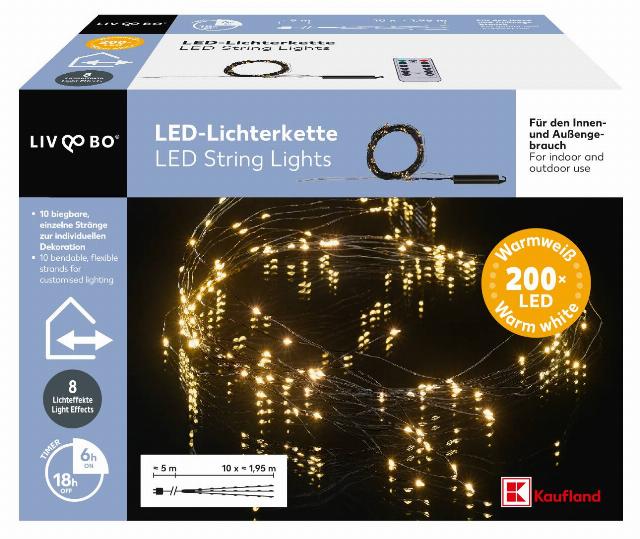 Liv&Bo LED Světelný řetěz