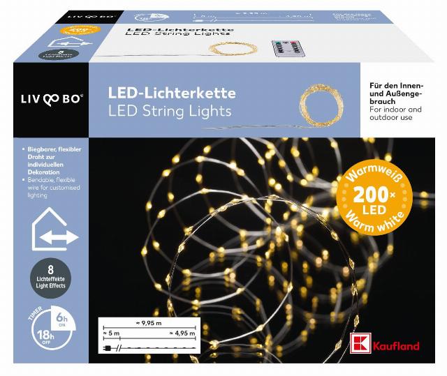 Liv&Bo LED Světelný závěs