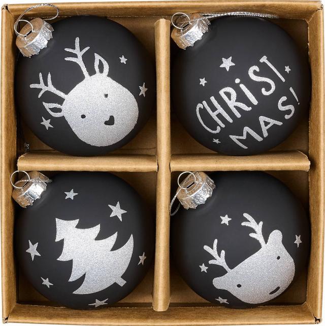 LIV&BO Vánoční koule 4ks