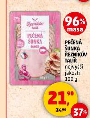 PEČENÁ ŠUNKA ŘEZNÍKŮV TALÍŘ, 100 g 
