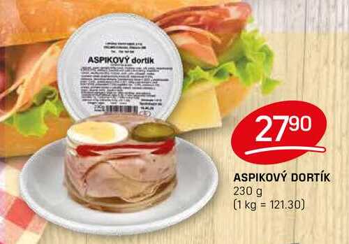 ASPIKOVÝ DORTÍK 230 g