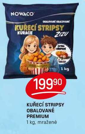 KUŘECÍ STRIPSY OBALOVANÉ PREMIUM 1 kg