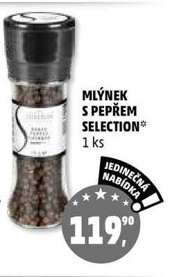 MLÝNEK S PEPŘEM SELECTION, 1 ks 