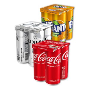 COCA COLA, FANTA, KINLEY