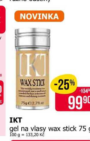 IKT gel na vlasy wax stick 75g