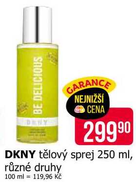 DKNY tělový sprej 250 ml
