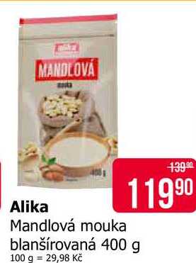 Alika Mandlová mouka blanšírovaná 400 g