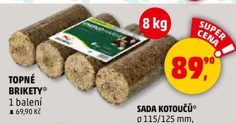 TOPNÉ BRIKETY, 8 kg