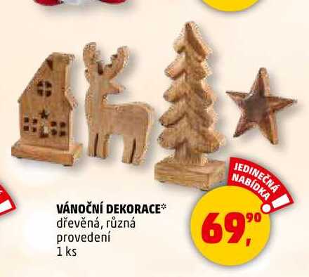 VÁNOČNÍ DEKORACE, 1 ks