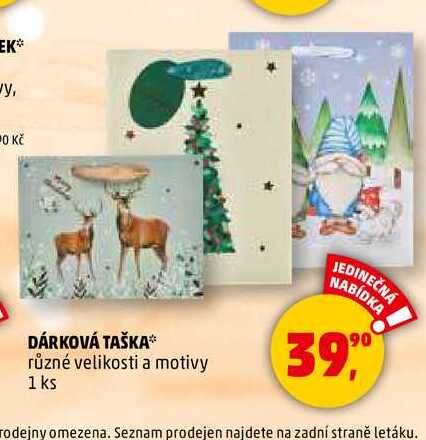 DÁRKOVÁ TAŠKA, 1 ks 