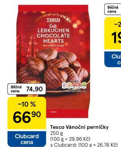 Tesco Vánoční perníčky, 250 g