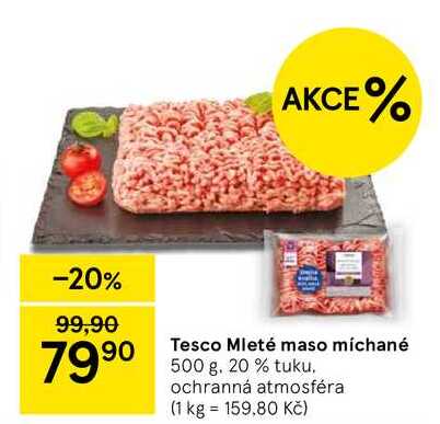 Tesco Mleté maso míchané, 500 g 
