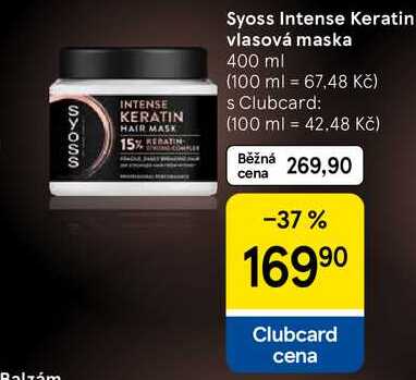 Syoss Intense Keratin vlasová maska, 400 ml