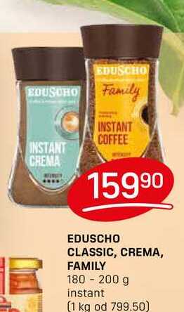 EDUSCHO CLASSIC, CREMA, FAMILY 180-200 g instant 