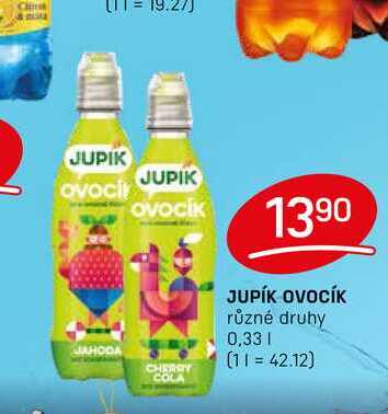 JUPÍK OVOCÍK různé druhy 0,33l