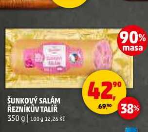 ŠUNKOVÝ SALÁM ŘEZNÍKŮV TALÍŘ, 350 g