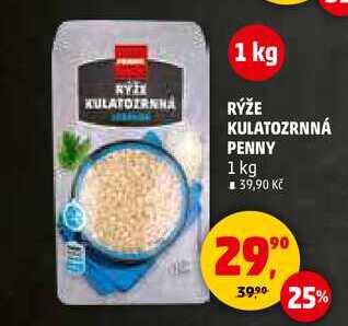 RÝŽE KULATOZRNNÁ PENNY, 1 kg 