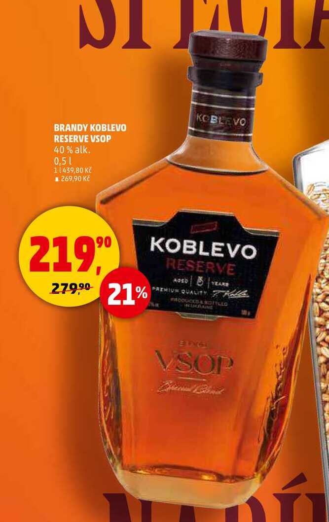 BRANDY KOBLEVO RESERVE VSOP, 0,5 l