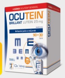 OCUTEIN® BRILLANT LUTEIN 25 mg Da Vinci mg D 90+ 30 tobolek + DÁREK