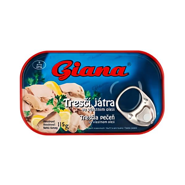 Giana Tresčí játra v oleji