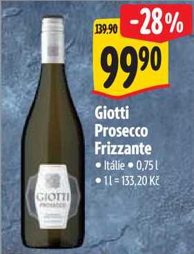 Giotti Prosecco Frizzante, 0,75 l