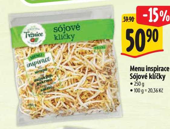 Menu inspirace Sójové klíčky, 250 g 