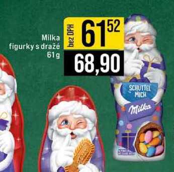 Milka figurky s dražé 61g 
