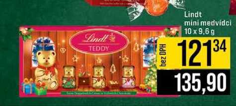 Lindt mini medvídci 10 x 9,6 g