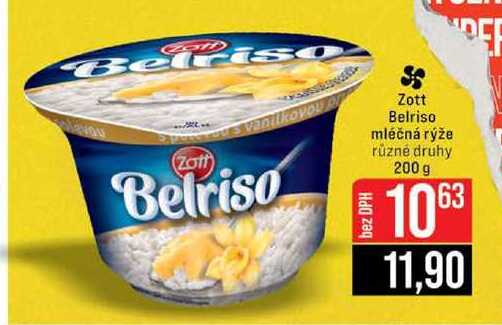Zott Belriso mléčná rýže 200 g 