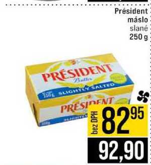 Président máslo slané 250 g