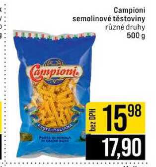 Campioni semolinové těstoviny 500 g