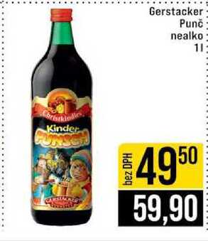 Gerstacker Punč nealko 1 l
