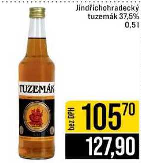 Jindřichohradecký tuzemák 37,5% 0,5 l