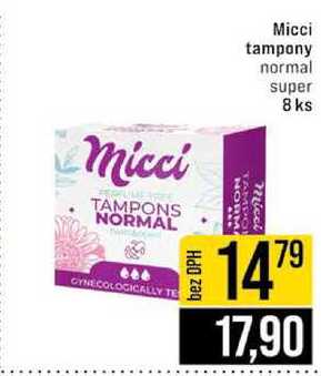 Micci tampony 8 ks