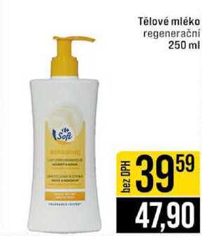 Soft Tělové mléko regenerační 250 ml