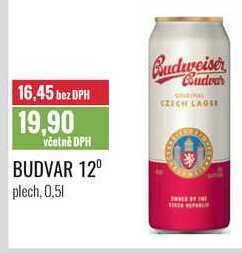 BUDVAR 12° 0,5l