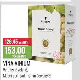 VÍNA VINIUM 3l
