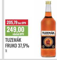 TUZEMÁK FRUKO 37,5% 1l