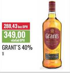 GRANT'S 40% 1l
