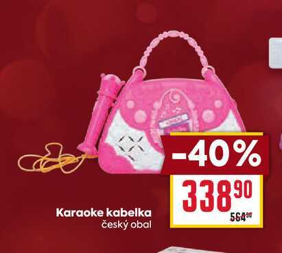 Karaoke kabelka český obal 