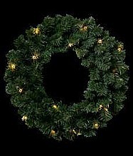 LED VÁNOČNÍ UMĚLÝ VĚNEC