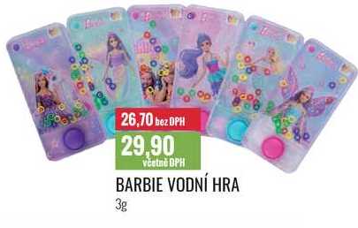 BARBIE VODNÍ HRA 3g